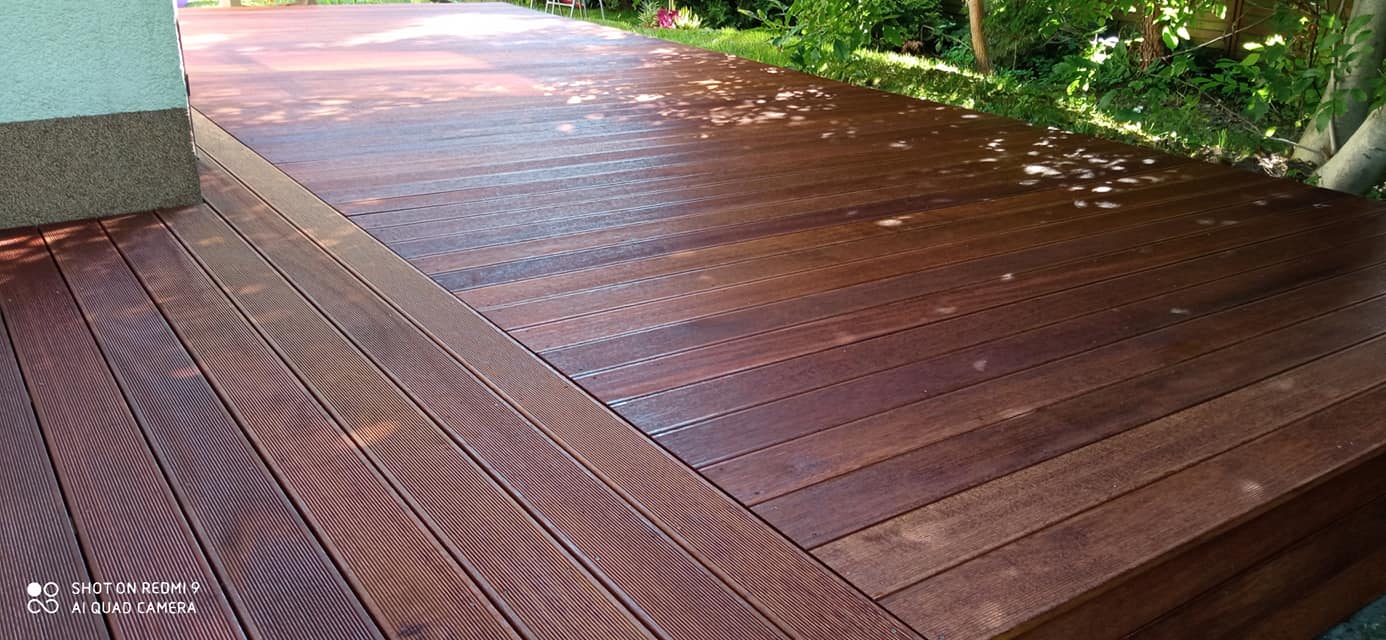 Taras kompozytowy w ogrodzie